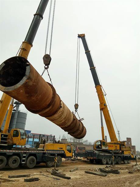 500吨汽车吊现场