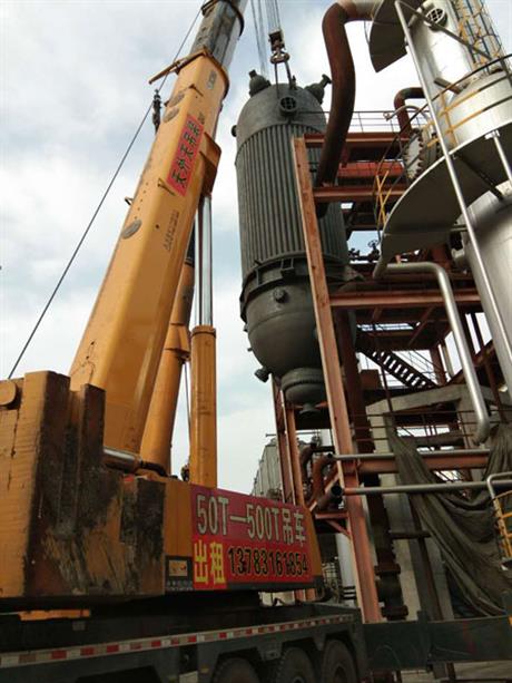 吊装化肥厂187吨设备