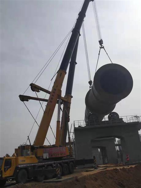 500吨260吨配合回转窑安装服务
